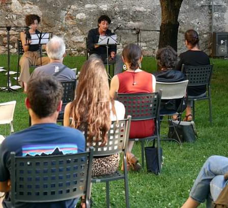 La lettura del libro "Non è un posto per avere sogni", all'evento "Diamo un taglio al silenzio" organizzato dal Centro Italiano Femminile di Trento